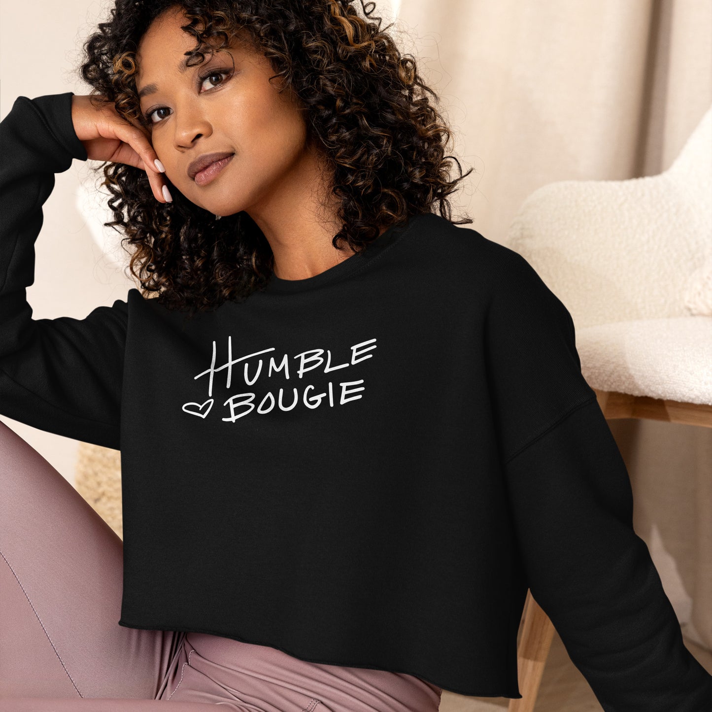 Humble Bougie- Crop Sweatshirt