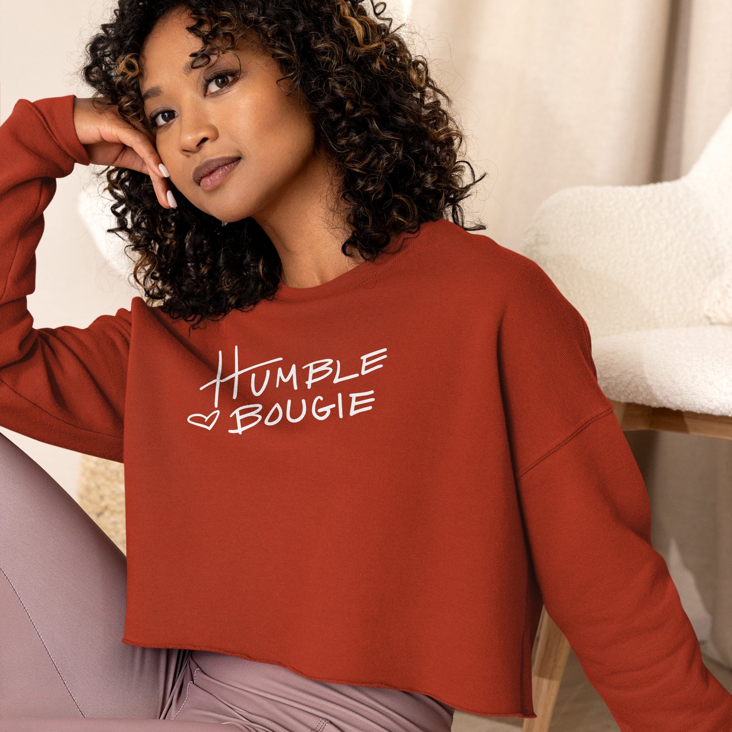 Humble Bougie- Crop Sweatshirt