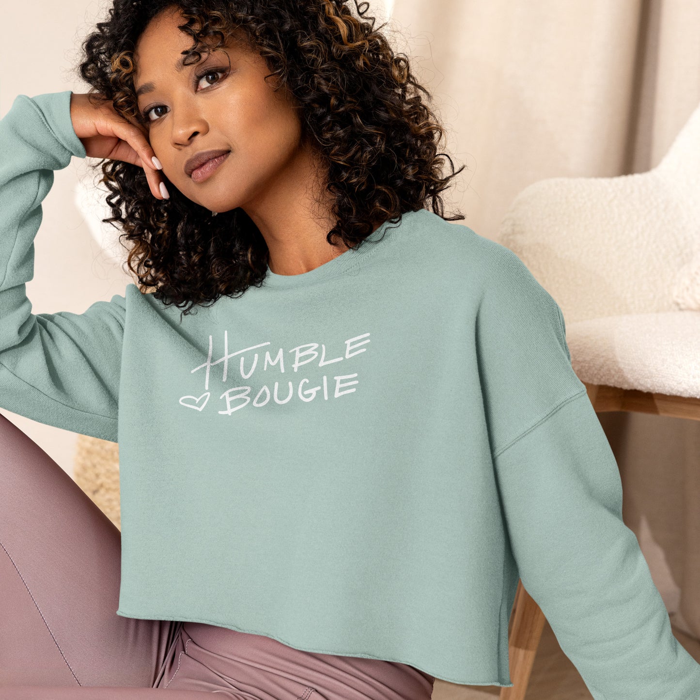 Humble Bougie- Crop Sweatshirt